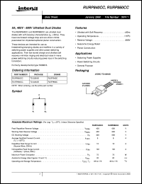 Click here to download RURP840CC Datasheet