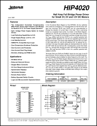 Click here to download HIP4020 Datasheet