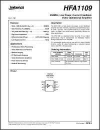 Click here to download HFA1109 Datasheet