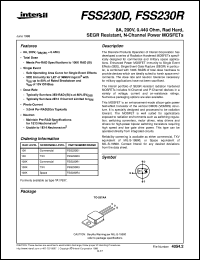 Click here to download FSS230R Datasheet