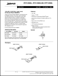 Click here to download RFD14N06 Datasheet