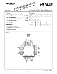 Click here to download HI1826 Datasheet