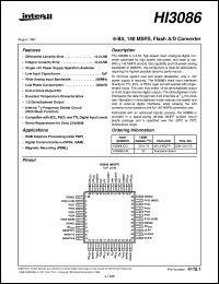 Click here to download HI3086 Datasheet