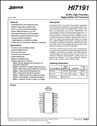 Click here to download HI7191 Datasheet