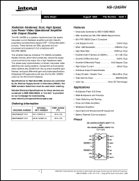 Click here to download HS-1245RH Datasheet
