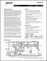 Click here to download HSP50215 Datasheet