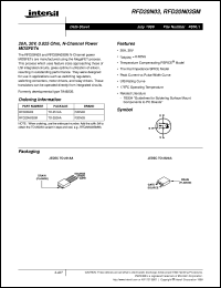 Click here to download RFD20N03 Datasheet
