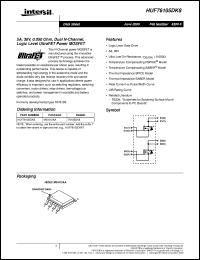 Click here to download HUF76105DK8 Datasheet