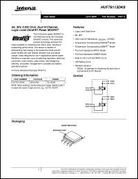 Click here to download HUF76113DK8 Datasheet