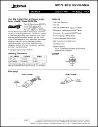 Click here to download HUF76143S3S Datasheet