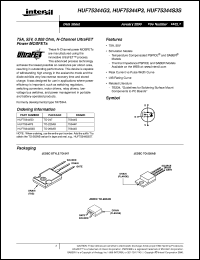 Click here to download HUF75344S3S Datasheet