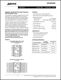 Click here to download HS-6254RH Datasheet
