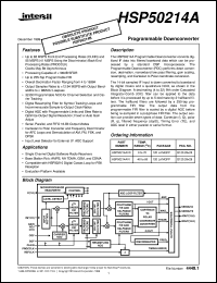 Click here to download HSP50214A Datasheet