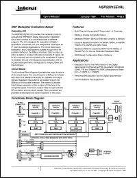 Click here to download HSP50215EVAL Datasheet