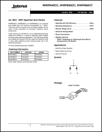 Click here to download RHRP640 Datasheet