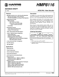 Click here to download HMP8116 Datasheet