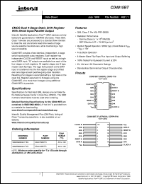 Click here to download CD4015BT Datasheet