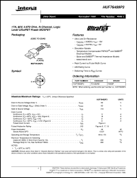 Click here to download HUF76409P3 Datasheet