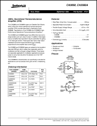 Click here to download CA3080A Datasheet