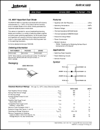 Click here to download RHR1K160D Datasheet
