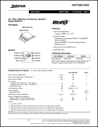 Click here to download HUF75831SK8 Datasheet