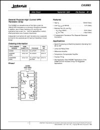 Click here to download CA3083 Datasheet