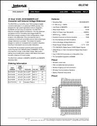 Click here to download ISL5740 Datasheet