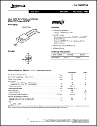 Click here to download HUF75852G3 Datasheet