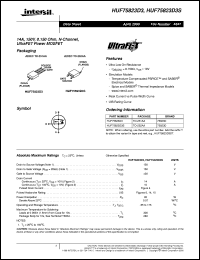 Click here to download HUF75823D3 Datasheet