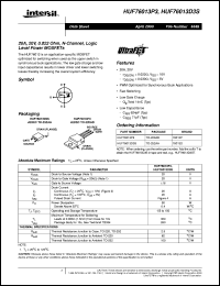 Click here to download HUF76013D3 Datasheet