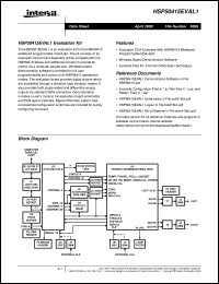 Click here to download HSP50415EVAL1 Datasheet
