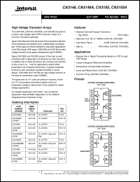 Click here to download CA3146 Datasheet