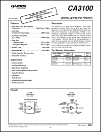 Click here to download CA3100 Datasheet