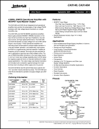 Click here to download CA3140 Datasheet