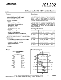 Click here to download ICL232CBE Datasheet