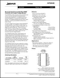 Click here to download HIP6004BCV Datasheet