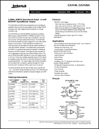 Click here to download CA3140AT Datasheet