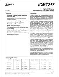 Click here to download ICM7217AIPI Datasheet