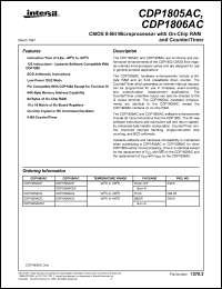 Click here to download CDP1806ACE Datasheet