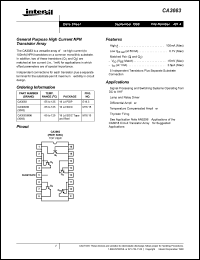 Click here to download CA3083M96 Datasheet
