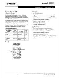 Click here to download CA3046M Datasheet