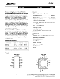 Click here to download ISL6401CR Datasheet
