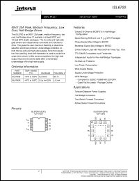 Click here to download ISL6700 Datasheet