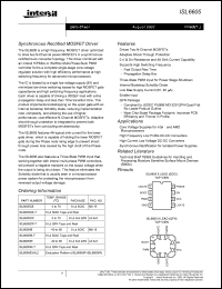 Click here to download ISL6605CR-T Datasheet