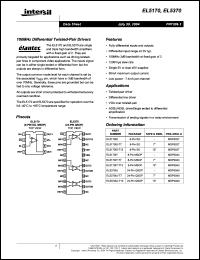 Click here to download EL5170IS-T13 Datasheet