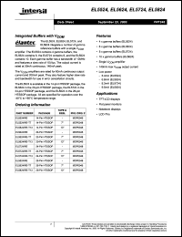 Click here to download EL5724IRE-T7 Datasheet