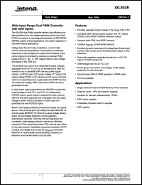 Click here to download ISL6539IAZ-T Datasheet