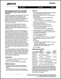 Click here to download ISL6614CRZ-T Datasheet