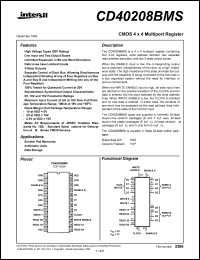Click here to download CD40208BMS Datasheet