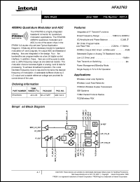 Click here to download HFA3763IN Datasheet
